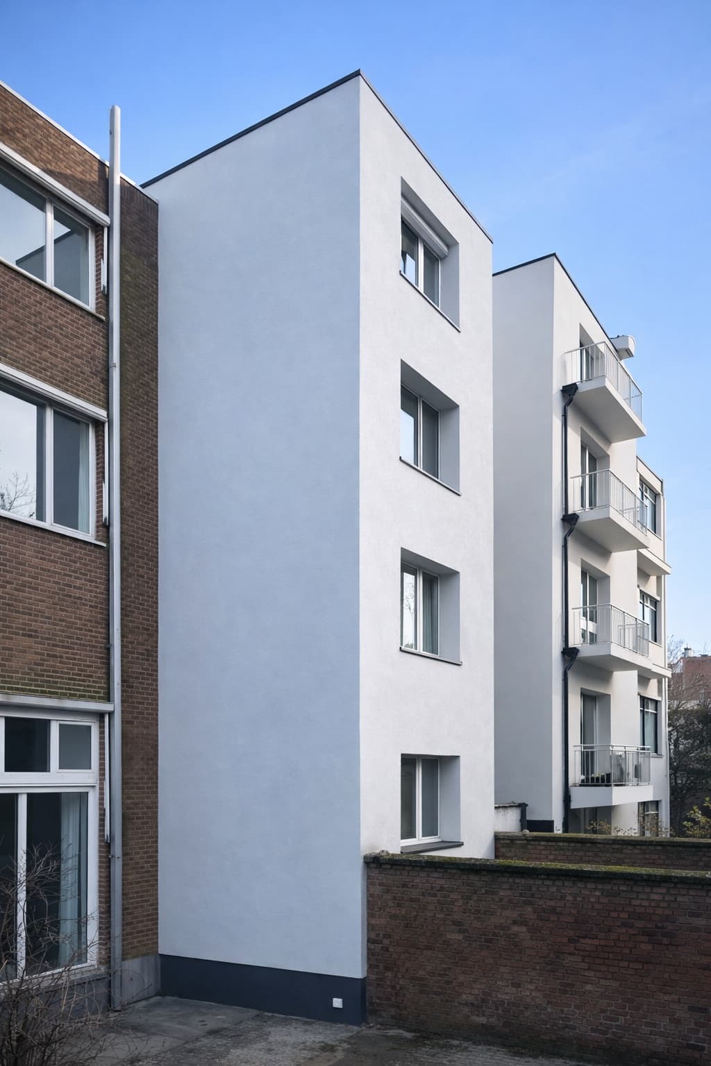 Appartement na gevelisolatie met crepi