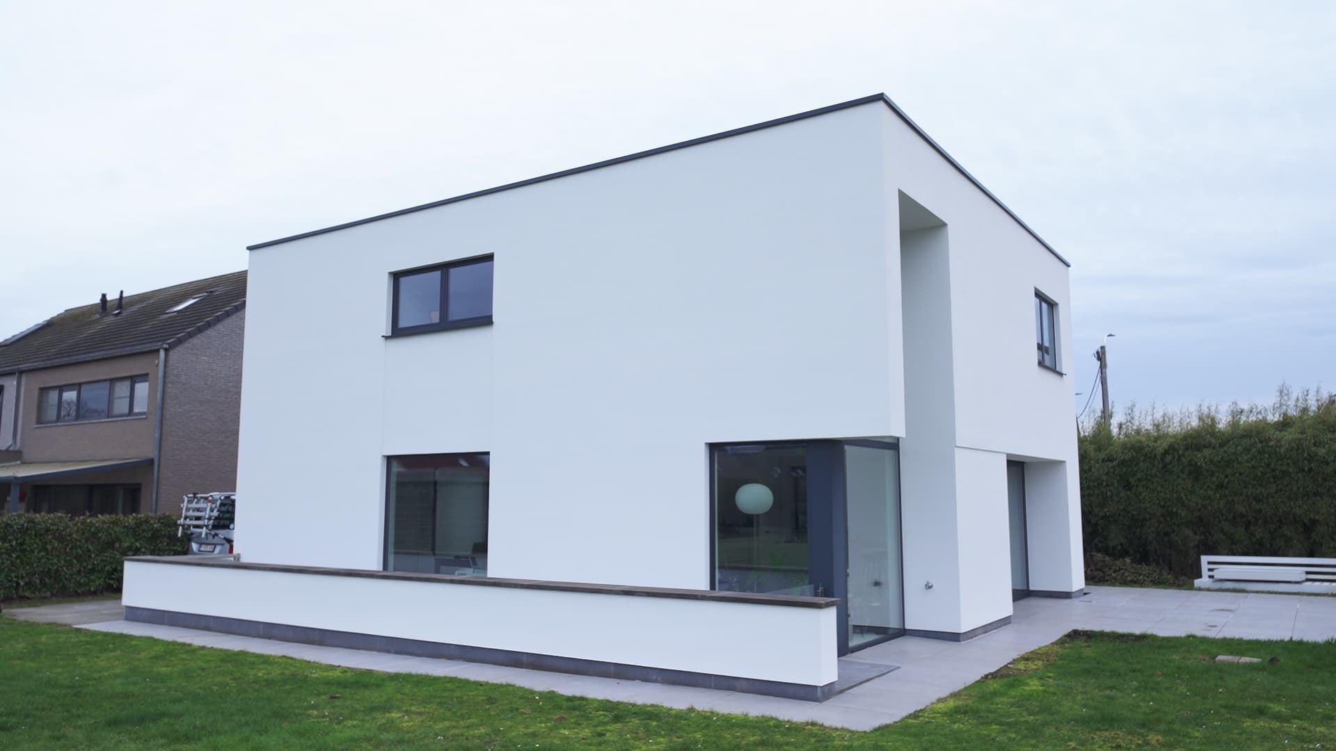Buitengevelisolatie met crepi afwerking in Meise